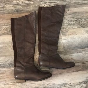 Knee length Brown boots size 7